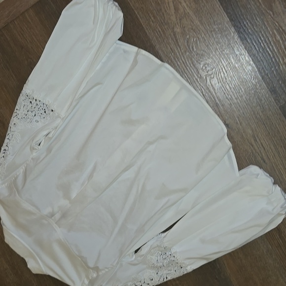 White House Black Market Lace Embellished Poplin Shirt - Picture 7 of 10